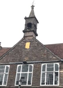 Temporary Town Hall clock face