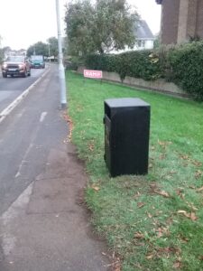 New litter bin
