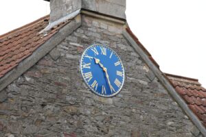 Refurbished Town Hall clock face